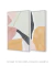 Conjunto com 2 Quadros Decorativos - Minimal N.01 + Minimal N.02 - comprar online