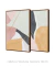 Conjunto com 2 Quadros Decorativos - Minimal N.01 + Minimal N.02 - Rachel Moya | Art Studio - Quadros Decorativos