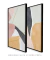 Conjunto com 2 Quadros Decorativos - Minimal N.01 + Minimal N.02