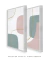 Conjunto com 2 Quadros Decorativos - Modern Shapes 02 + Modern Shapes 04 - comprar online