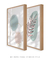 Conjunto com 2 Quadros Decorativos - Nordic Green + Botânico Minimalista - loja online