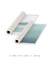 Conjunto com 2 Quadros Decorativos - Pinceladas Aquareladas Quadrado + Degradê Azul e Verde Claro Quadrado - loja online