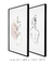 Conjunto com 2 Quadros Decorativos - Ramo Minimalista + Femme Body 02 - loja online