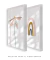 Imagem do Conjunto com 2 Quadros Decorativos - Simple Flower + Boho Rainbow