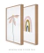 Conjunto com 2 Quadros Decorativos - Simple Flower + Boho Rainbow