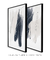 Imagem do Conjunto com 2 Quadros Decorativos - Soft Minimal Blue Strokes 01 + Soft Minimal Blue Strokes 02
