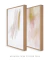 Imagem do Conjunto com 2 Quadros Decorativos - Soft Minimal Rose Strokes 01 + Rose Feelings