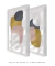 Conjunto com 2 Quadros Decorativos - Stones Minimal 01 + Stones Minimal 02 - loja online