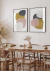 Conjunto com 2 Quadros Decorativos - Stones Minimal 01 + Stones Minimal 02