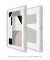 Conjunto com 2 Quadros Decorativos - Urban Shapes Neutral + Construction Minimal 02 - Rachel Moya | Art Studio - Quadros Decorativos