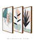 Imagem do Conjunto com 3 Quadros Decorativos - Botanical Mint + Modern Flower + Forgiveness