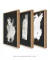 Imagem do Conjunto com 3 Quadros Decorativos - BW Minimal 01 + BW Minimal 03 + BW Minimal 02
