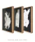 Conjunto com 3 Quadros Decorativos - BW Minimal 01 + BW Minimal 03 + BW Minimal 02