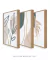 Imagem do Conjunto com 3 Quadros Decorativos - Folhagem Boho + Nuances Spring 03 + Botanical Mint Spring