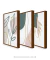 Conjunto com 3 Quadros Decorativos - Folhagem Boho + Nuances Spring 03 + Botanical Mint Spring - comprar online