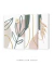 Imagem do Conjunto com 3 Quadros Decorativos - Folhagem Boho + Nuances Spring 03 + Botanical Mint Spring
