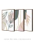 Conjunto com 3 Quadros Decorativos - Folhagem Boho + Nuances Spring 03 + Botanical Mint Spring - loja online