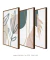 Conjunto com 3 Quadros Decorativos - Folhagem Boho + Nuances Spring 03 + Botanical Mint Spring - Rachel Moya | Art Studio - Quadros Decorativos