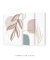 Imagem do Conjunto com 3 Quadros Decorativos - Folhagem Rose + Modern Shapes 02 + Leaf Minimal Bege