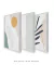 Conjunto com 3 Quadros Decorativos - Leaf Minimal Nude + Nuances Minimal Nude + Leaf Minimal Colagem - Rachel Moya | Art Studio - Quadros Decorativos