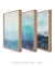 Conjunto com 3 Quadros Decorativos - Mar + Aquarela Azul + Ocean na internet