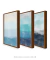 Imagem do Conjunto com 3 Quadros Decorativos - Mar + Aquarela Azul + Ocean
