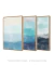 Conjunto com 3 Quadros Decorativos - Mar + Aquarela Azul + Ocean - comprar online
