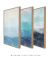 Conjunto com 3 Quadros Decorativos - Mar + Aquarela Azul + Ocean - comprar online