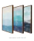 Conjunto com 3 Quadros Decorativos - Mar + Aquarela Azul + Ocean na internet