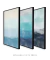 Conjunto com 3 Quadros Decorativos - Mar + Aquarela Azul + Ocean - loja online