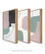 Imagem do Conjunto com 3 Quadros Decorativos - Modern Shapes 01 + Modern Shapes 02 + Modern Shapes 04