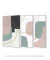 Conjunto com 3 Quadros Decorativos - Modern Shapes 01 + Modern Shapes 02 + Modern Shapes 04 - loja online