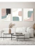 Conjunto com 3 Quadros Decorativos - Modern Shapes 01 + Modern Shapes 02 + Modern Shapes 04
