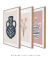 Conjunto com 3 Quadros Decorativos - Vase N.01+ Flower Bouquet + Vase N.02 - comprar online