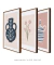 Conjunto com 3 Quadros Decorativos - Vase N.01+ Flower Bouquet + Vase N.02 na internet