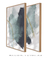 PRONTA ENTREGA - Conjunto com 2 Quadros Decorativos - Green Shades 02 + Green Shades - Tamanho 50x70 - Rachel Moya | Art Studio - Quadros Decorativos