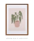 Quadro Decorativo Begônia Maculata Vaso Rosa - loja online