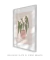 Quadro Decorativo Begônia Maculata Vaso Rosa