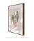Quadro Decorativo Begônia Maculata Vaso Rosa - loja online