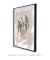 Quadro Decorativo Begônia Maculata Vaso Rosa