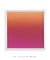 Quadro Decorativo Degradê Rosa e Laranja Quadrado - Rachel Moya | Art Studio - Quadros Decorativos