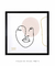 Quadro Decorativo Femme Rosa Quadrado