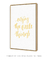 Quadro Decorativo Frase Enjoy The Little Things Amarelo - comprar online