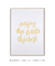 Quadro Decorativo Frase Enjoy The Little Things Amarelo - comprar online