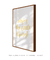 Quadro Decorativo Frase Enjoy The Little Things Amarelo - loja online