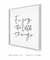 Quadro Decorativo Frase Enjoy The Little Things Lettering-Quadrado