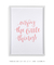 Quadro Decorativo Frase Enjoy The Little Things Rosa - Rachel Moya | Art Studio - Quadros Decorativos