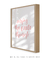 Quadro Decorativo Frase Enjoy The Little Things Rosa