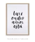 Imagem do Quadro Decorativo Frase Lar é Onde o Amor Está