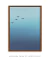 Quadro Decorativo Oceano Azul com Gaivotas - comprar online